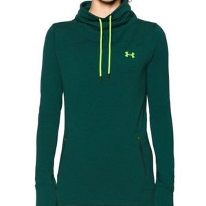 Under Armour Green Funnel Neck Sweatshirt